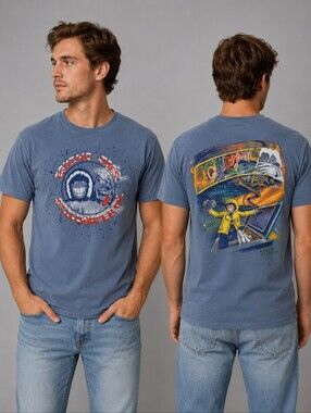 ESKIMO JOE'S Comfort Wash Cotton Crazy Weather Short Sleeve T-shirt